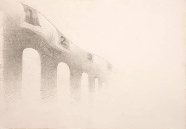 1,2,3,4, entrances14X17Graphite pencil