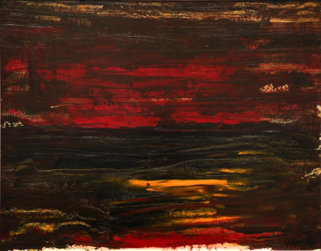 Alabama Train Yard 16X20 oil on plywood 2007