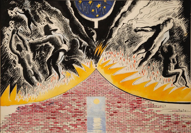 Alchemy of Lust, The. 13X19 ink acrylic signed