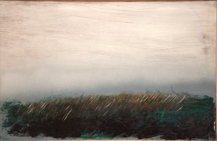 Beyond the Beach 16X20 acrylic 2011 initialed