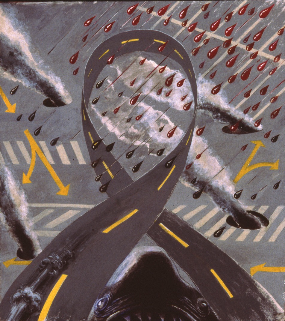 Leviathan acrylic 20x24 2007