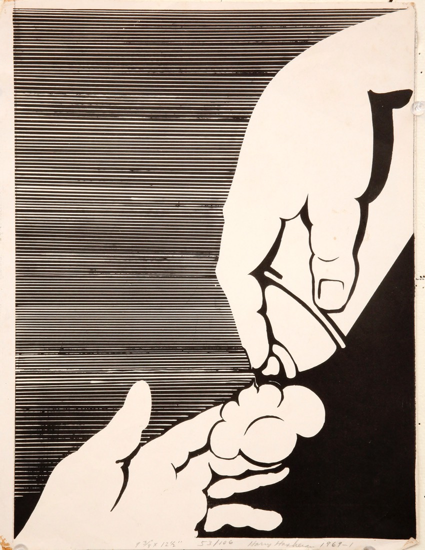 Shavecream Can 12.5X9.3750 ink signed 1969