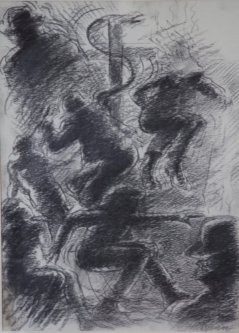 cadeuces dance 14.5X10.5 charcoal
