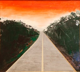 Road to West Springfield 16X17.75 0il signed 2014